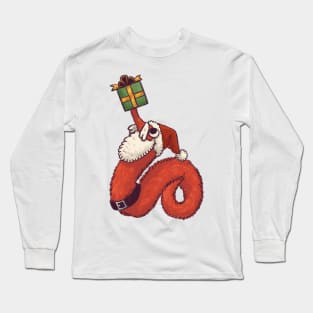 Santa Squirmle Long Sleeve T-Shirt